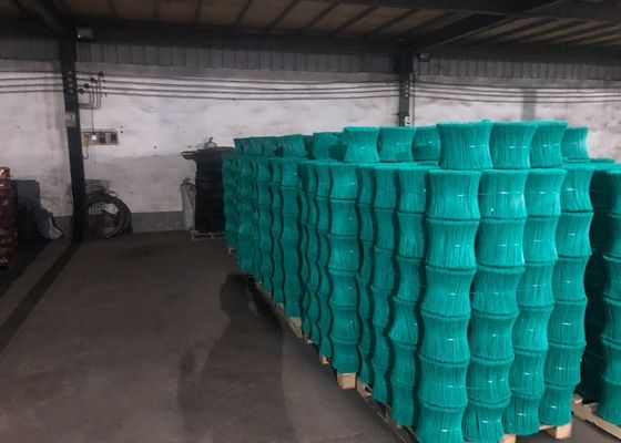 Galvanised  green PVC Coated 5000pcs 17G Metal Baling Wire