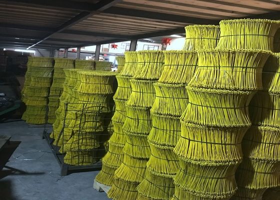 ISO9001 Double Loop Rebar Tie Wire Pvc Coated Bag Packing Baling 1.6mm