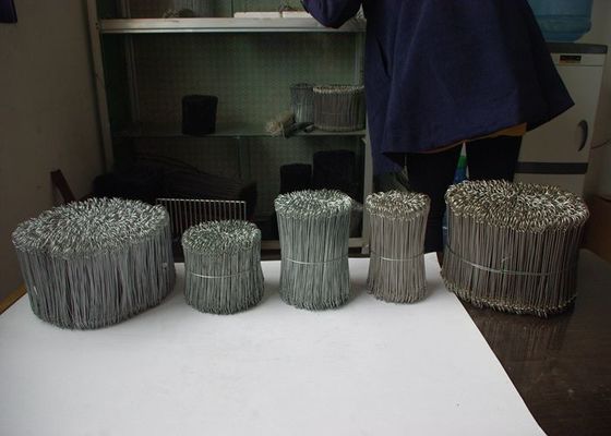 PVC Plastic Coated 10cm 30cm 17G Rebar Tie Wire Loops