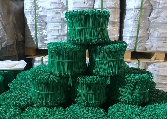 BWG22 Plastic Coated And Copper Plated Loop Tie Wire